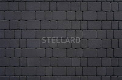 Тротуарная плитка Stellard Старый город Черная 40
