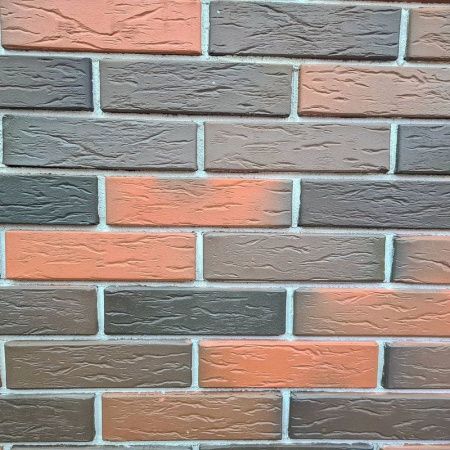 Облицовочный кирпич Пятый элемент одинарный 1НФ Баварская кладка Регенсбург рустикатор